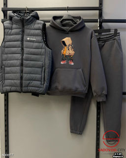 костюм тройка жилетка на флисе с мехом - Bruno фото 8