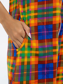 Халат хлопок 100%,сине-желтый - Binita фото 5