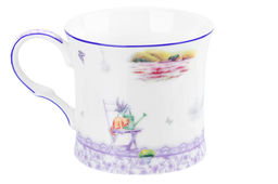 Кружка 250 мл 11,5*8,5*7,7 см Лаванда фарфор NEW BONE CHINA - Elan gallery фото 4