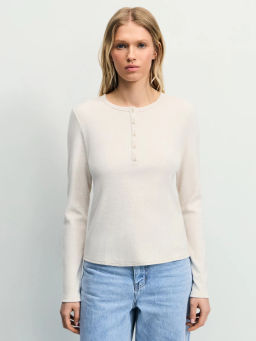 Лонгслив с застежкой на груди / Zarina  фото 6