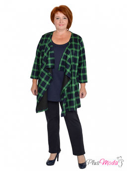 Кардиган Модель №967 размеры 44-84 - Plusmoda фото 10