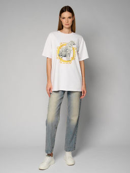 Футболка женская 12411-42027 white - Eleganzza фото 2