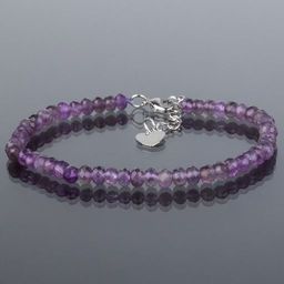 Браслет из Аметиста огранка 20,5 см +