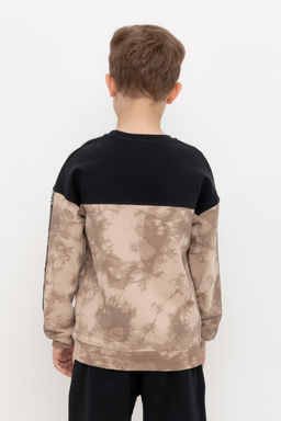 КР 302602/темно-бежевый,тай-дай к508 джемпер для мал - Crockid фото 12