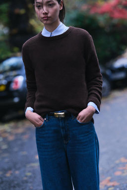 BASIC CASHMERE AND WOOL SWEATER - Zara фото 4