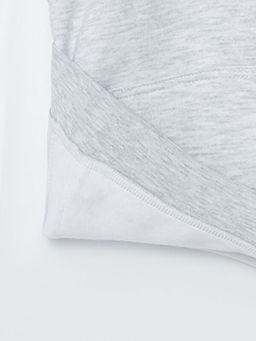 Kap??onlu Basic Uzun Kollu Erkek ?ocuk Sweatshirt - Waikiki фото 3