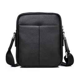 Сумка мужская, кожа, MIRONPAN 26272 Черный