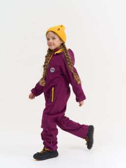 Комбинезон Softshell демисезонный Слива - Bungly фото 11