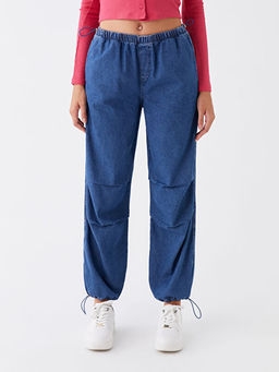 Jogger Kad?n Para??t Jean Pantolon