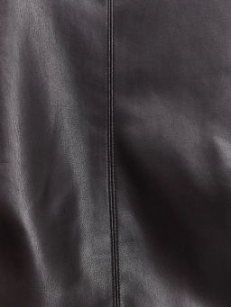 Платье миди из искусственной кожи / Zarina