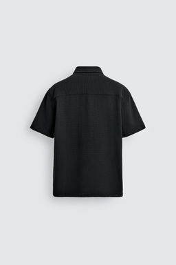 CAMISA ESTRUCTURA CONFORT / Negro - Zara фото 7
