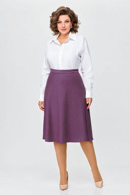 Блуза Swallow 803.2 черный+серебряный узор фото 72