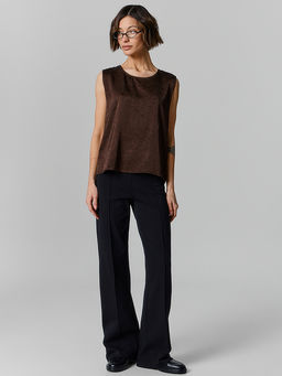 Блузка женская коричневая - Mark formelle фото 2