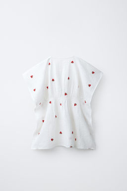 KAFT?N FRESAS BORDADAS / Rojo - Zara фото 2