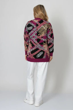 Жакет В 1879/ягодный микс