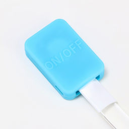 Ошейник с подсветкой, зарядка от USB, размер L, ОШ 41-52 см, 3 режима, голубой - Пижон фото 6