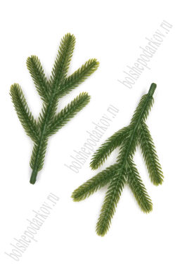 Веточка еловая 13 см (20 шт) SF-8017, №10