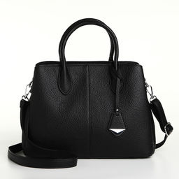 Сумка женская тоут TEXTURA на молнии, 29×11×23 см, однотонная, чёрная