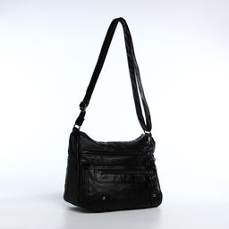 Сумка-мешок на молнии, цвет синий - Simaland фото 5