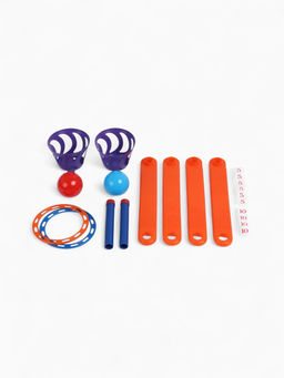 Кольцеброс-Шароброс, 2 шара, 2 кольца, 16.5×35 см, МИКС