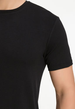 Футболка мужская короткий рукав GREG G145-V-90003 (черный)  фото 6