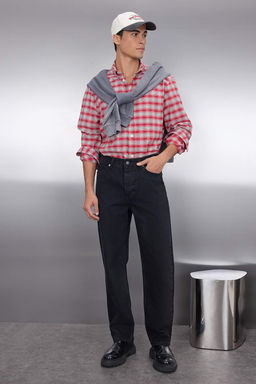 TRENDYOL MAN Ac?k Mavi %100 Pamuk Baggy Fit Jeans Bol Kot Pantolon TMNAW24JE00027 - Trendyolmilla фото 71