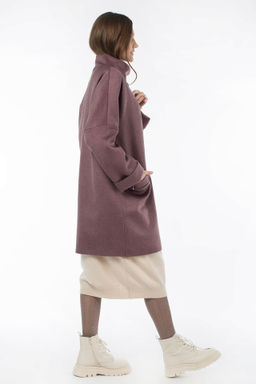 Пальто шерсть 80% женское демисезонное - El podio фото 3