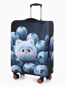 Чехол для чемодана «Пушистик», 24", синий