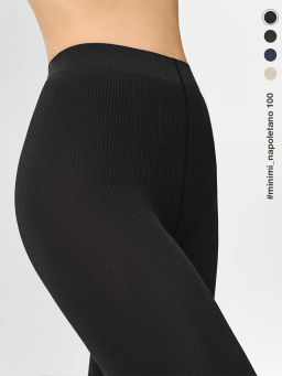 Колготки Minimi NAPOLETANO 100 (60/1) микрофибра лапша*** - nero  фото 3