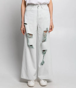 Джинсы #КТ7065, ментоловый