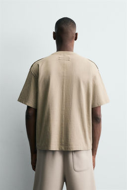 HEAVYWEIGHT REVERSE-EFFECT T-SHIRT - Zara фото 11