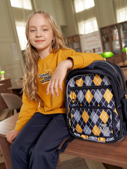 Свитшот облегченный "Горчица" с принтом 7+