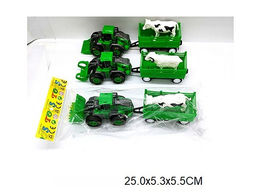 Трактор инерционный с прицепом (268-23)