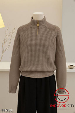 Свитер женский на полузамке - Bruno фото 5