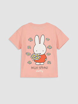 Miffy Bask?l? K?z ?ocuk Penye Ti??rt