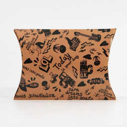 Цена за 5 шт. Коробка подарочная складная фигурная, упаковка, Брутальность, 11?8?2 см