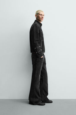 CHAQUETA DENIM ALAMARES BOTONES / Carb?n - Zara фото 4