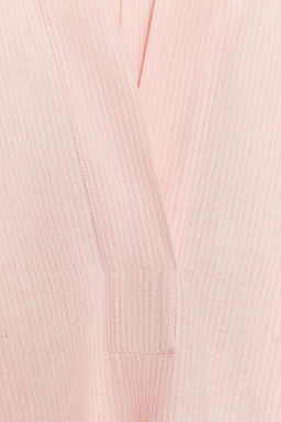 ZW COLLECTION STRIPED OVERSIZE CAPE SHIRT - Zara фото 8