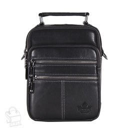 Сумка мужская кожаная кожаный 22665Z black Zinimxs  в Новосибирске