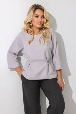 Блузка женская 4333/03/Светло-серый - Rise фото 3