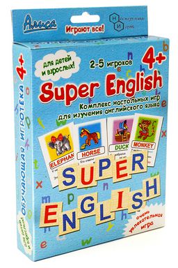 Алиса. Наст. игра "Super English" арт.И-810 /32