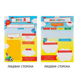 Папка школьная на кольцах «Портфолио дошкольника», 14 листов-разделителей, 24.5×32 см