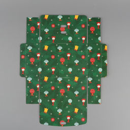 Коробка складная двухсторонняя Новогодние истории, 16.5 12.5 5 см, БЕЗ ЛЕНТЫ - Дарите счастье фото 7