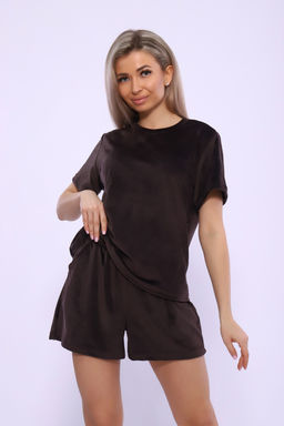 Костюм Натали 71118 футболка и шорты из велюра  фото 8