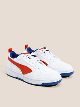 Детские кеды PUMA Puma Rebound V6 Lo Jr Артикул 4587279, белый