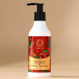 Крем лосьон для тела URAL LAB Уютные мгновения, 250 мл, аромат пряной вишни фото 2