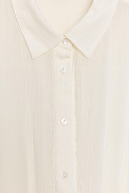 VESTIDO MONO GASA VOLANTES / Crudo - Zara фото 4