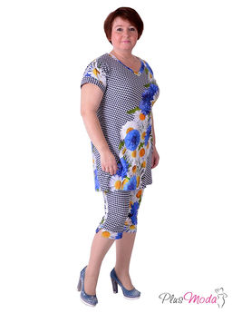 Туника Модель №438 размеры 44-80 - Plusmoda фото 2