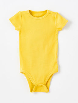 Bisiklet Yaka K?sa Kollu Basic Erkek Bebek ??t??tl? Body