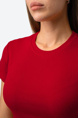 Женский укороченный топ в рубчик Happy Fox фото 4